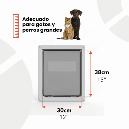 Vista 4 de Dog Mate Puerta grande para perros grandes, panel de bloqueo robusto