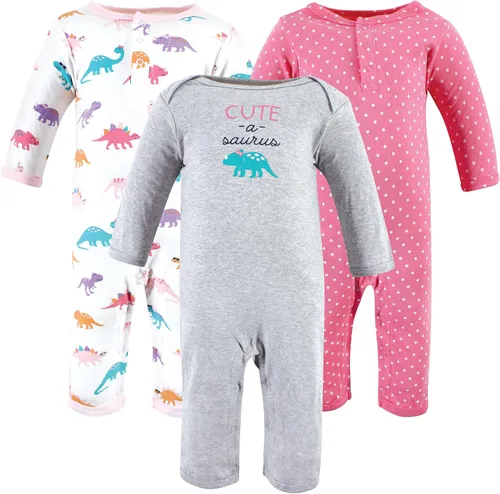Vista 32 de Hudson Baby - Overol unisex de algodón para bebé Manzana
