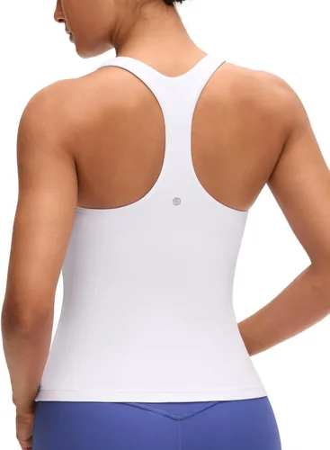 Vista 22 de CRZ YOGA Camisetas sin mangas con espalda cruzada Butterluxe Negro
