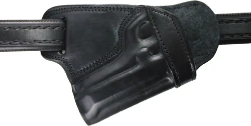 Vista 4 de YT HOBBY Funda de Pistola de Cuero Artesanal Premium SOB (Small of Back)