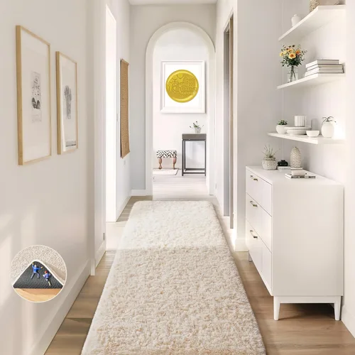 Vista 81 de Ophanie - Alfombras para sala de estar, antideslizante y suave, de felpa grandes y peludas para dormitorio, peludas para niños y niñas, decoración