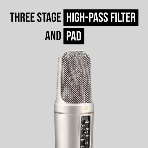 Vista 9 de Rode NT2A Anniversary Vocal Multi-Pattern Dual Condenser Micrófono Paquete