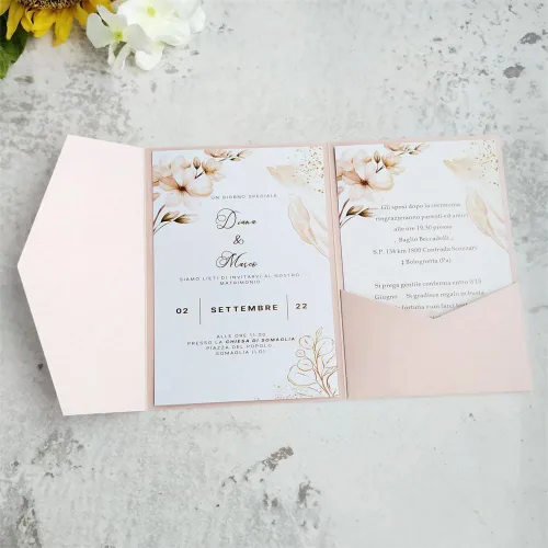 Vista 25 de Tarjeta de invitación negra con bolsillo y sobre para boda, cumpleaños, baby shower, 20 juegos (negro)