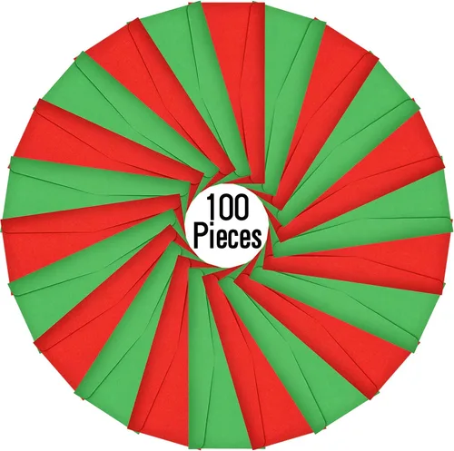 Vista 4 de 100 Piezas Sobres Número 10 Sobres para Tarjetas de Regalo con 200 Piezas Calcomanías de Copos de Nieve de Papel Kraft de Navidad Calcomanías