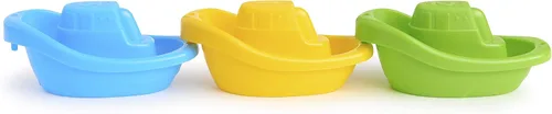 Vista 5 de Munchkin® Little Boat Train - Juguete de baño, divertido para bebés y niños pequeños, juego de 6 piezas