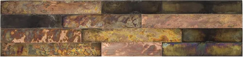 Vista 8 de Aspect Panel de metal envejecido para despegar y pegar en lata barnizada (muestra de 6 x 6 pulgadas)