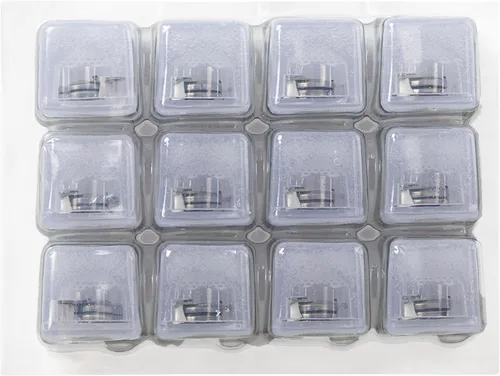 Vista 7 de Windy City Novelties Paquete de 12 cubos de hielo LED azules con 6 modos de luz, innovador botón de encendido/apagado, perfectos para fiestas