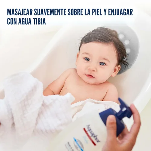 Vista 6 de Gel Aquaphor de ducha y champú para bebé, Transparente, 1, 1