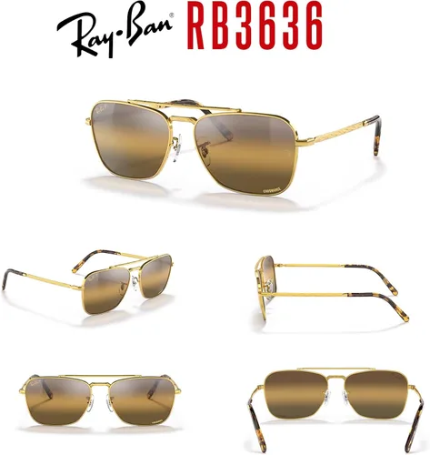 Vista 7 de Ray-Ban RB3136 CARAVAN - Gafas de sol para hombre y mujer + paquete con kit de gafas de accesorios