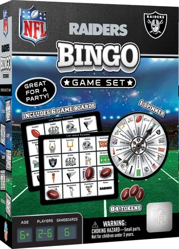 Vista 10 de Masterpieces NFL Bingo Game