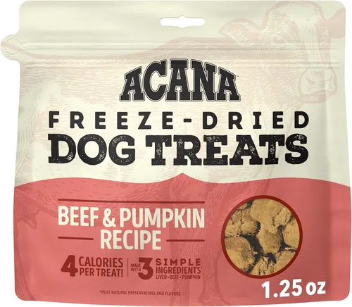 Vista 11 de ACANA Singles - Golosinas para perros sin granos, ingredientes limitados y liofilizadas con pato y pera, bolsa de 3.25oz
