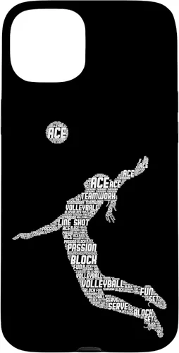 Vista 9 de Funda para iPhone 17 de voleibol para adolescentes y mujeres