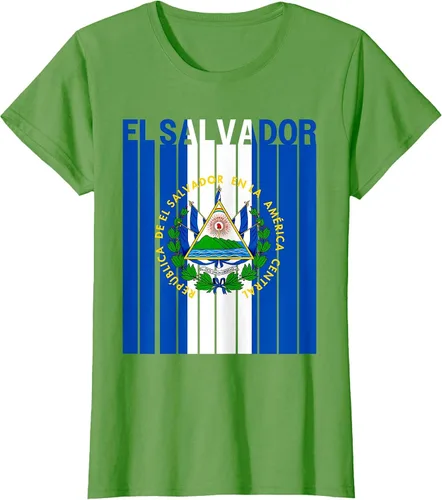 Vista 39 de Camiseta con la bandera de El Salvador