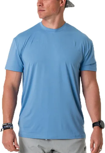Vista 13 de BURLEBO Go to Tee - Camiseta ligera de rendimiento para hombre con protección solar UPF 50