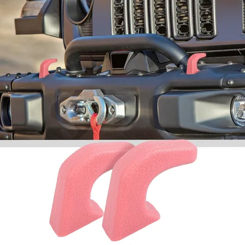 Vista 11 de JWWY Cubiertas de Gancho de Remolque para Parachoques Cubierta Protectora de Receptor de Enganche de Remolque Funda de Goma para Cabrestante