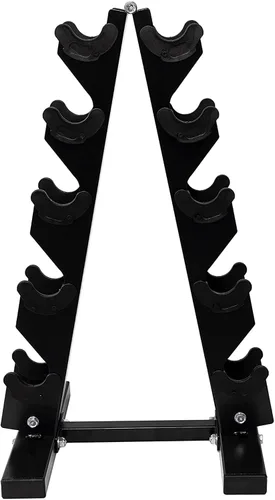 Vista 9 de BalanceFrom Neoprene Coated Iron Dumbbell Hex Weights Set with Stand – Color-Coded or Black Options with Non-Slip Grip for Strength Training