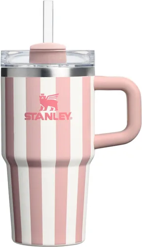 Vista 48 de STANLEY Quencher H2.0 Vaso Térmico con Asa y Pajita 64 oz Tapa Flowstate de 3 Posiciones Gran Capacidad para Viajes y Deportes Vaso de Acero