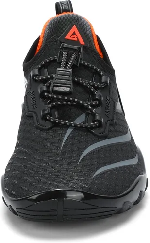 Vista 4 de ANLUKE Zapatos de agua para hombre y mujer, zapatos de natación, zapatos acuáticos, de secado rápido, para playa, surf, deportes acuáticos
