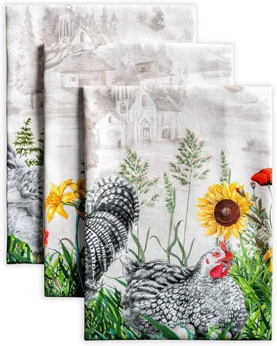 Vista 132 de Maison d' Hermine - Juego de 2 paños de cocina, multiusos, 100% de algodón, suave y absorbente, trapo de cocina, toalla de bar, Birdies On Wire