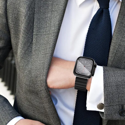 Vista 8 de WINGLE Funda impermeable 2 en 1 para Apple Watch de 1.732 pulgadas (1.732 in) Series 6, 5, 4 SE 【Parece Apple Watch Ultra】, paquete de 2 cubiertas
