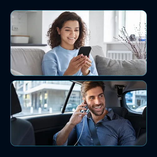 Vista 6 de JJCALL - Cable USB C a Lightning de 1 m [Certificado Apple MFi], cable de carga rápida para iPhone, USB-C, suministro de energía, cable de carga