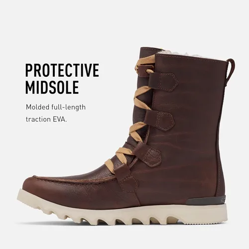 Vista 4 de SOREL Kezar Storm WP - Botas de invierno de cuero impermeables para hombre