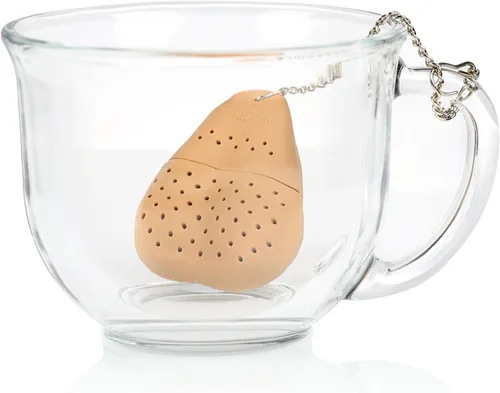 Vista 3 de El Infusor de Té, Divertida Regalo Broma para Adultos, Novedad, Calcetín Relleno para Hombres y Mujeres, Beige