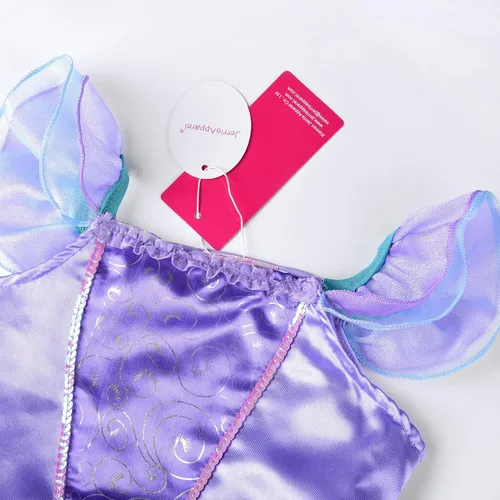 Vista 3 de JerrisApparel Girls Princess Mermaid Costume Cosplay Party Dress