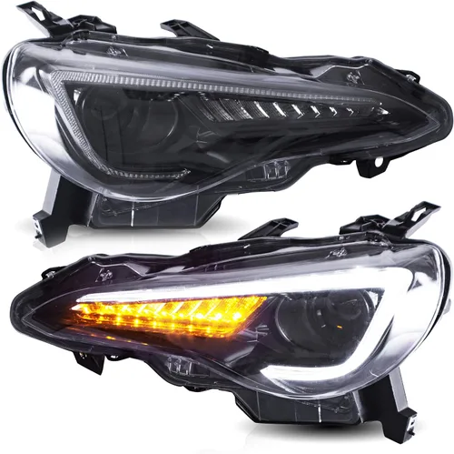 Vista 18 de VLAND Conjunto de luces traseras para Toyota GT86 2012-2020, BRZ 2013-2018, FRS 2012-2016 con señal de giro, luz LED DRL, enchufar y usar