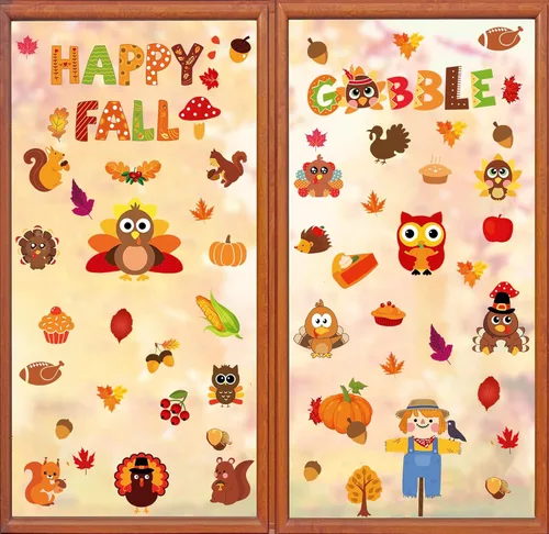 Vista 6 de Decoraciones de conejito para ventana, 9 hojas reutilizables estáticas para ventana, huevos de conejo de Pascua, calcomanías de doble cara