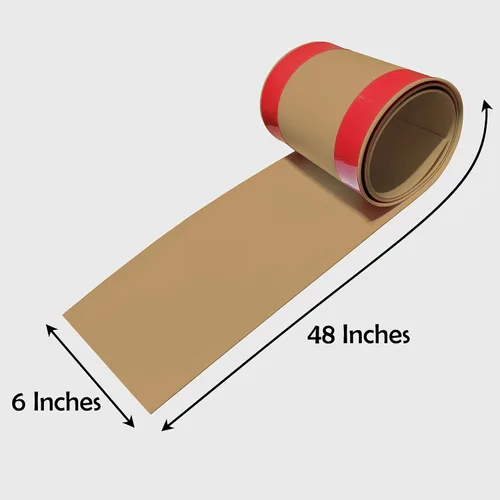 Vista 2 de Rubber Bond Protectores de parachoques de auto para bricolaje, 6 x 48 pulgadas, resistentes protectores de parachoques de goma autoadhesivos
