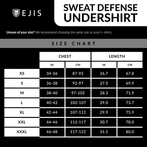 Vista 6 de Ejis Sudor Defense Undershirt Cuello Redondo A Prueba de Sudor en las Axilas Micro Modal