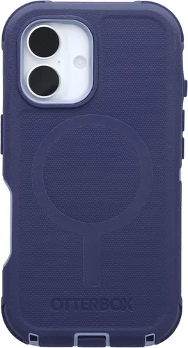 Vista 33 de OtterBox - Funda para iPhone 16, serie Defender, color azul (Baby Blue Jeans)