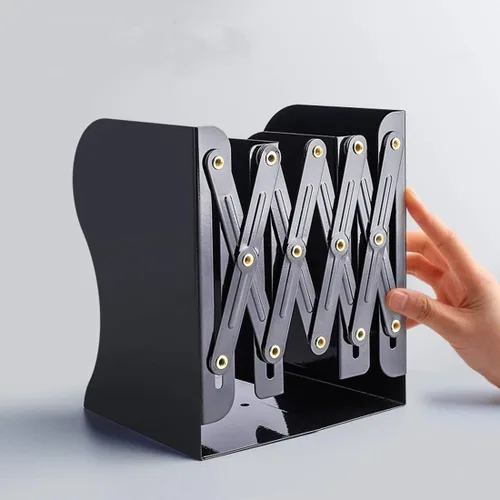 Vista 7 de Sujetalibros ajustable de escritorio con soporte extensible