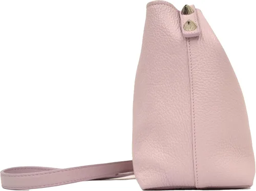 Vista 2 de Ahorre en productos Designer Lauren New York Bolso bandolera de cuero italiano Mini Bucket Bolso Primavera Verano Orquídea Púrpura, Púrpura