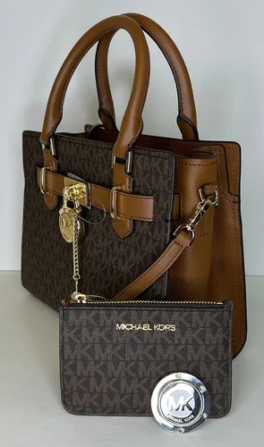 Vista 2 de Michael Kors MICHAEL Michael Kors Hamilton SM - Bolsa con gancho para monedero SM TZ