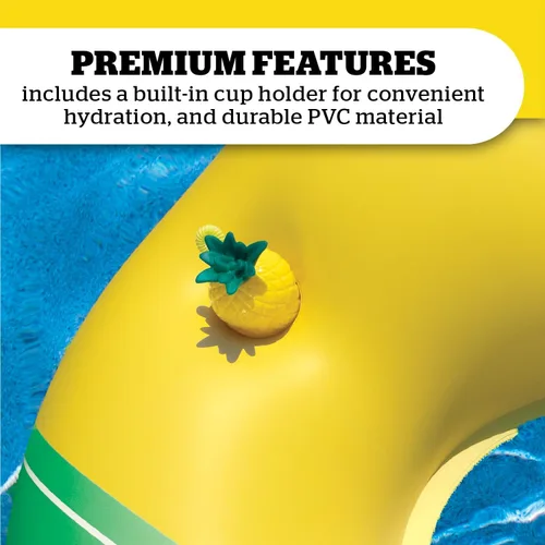 Vista 4 de BigMouth Giant Minions - Flotador inflable para piscina, flotador inflable de tubo de natación Mi villano favorito 4, mercancía de película