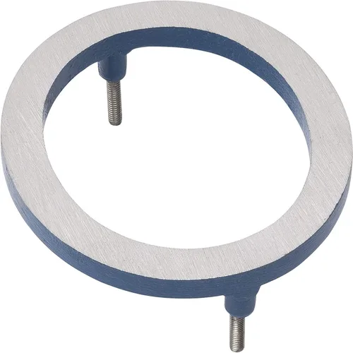 Vista 9 de Montague Metal Products MHN-04-F-SB2-7 Números de casa de dirección flotantes modernos de aluminio cepillado sólido, 4 pulgadas, níquel satinado