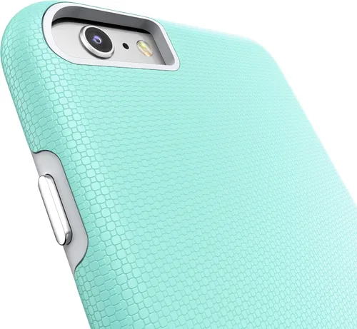 Vista 5 de Funda Crave con protección de doble capa y color negro, para iPhone 6 y 6s de 5.5 pulgadas , Menta gris
