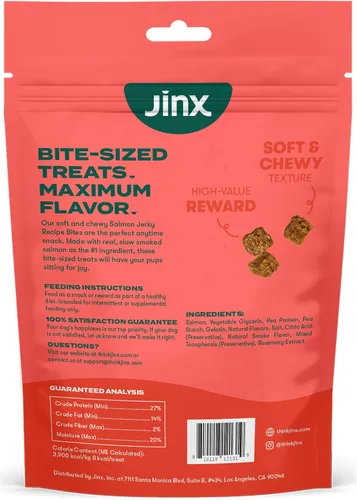 Vista 8 de Jinx Bocaditos de salmón, golosinas suaves y masticables para perros, 5