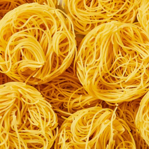 Vista 3 de DeLallo Capellini - Nidos de pasta de huevo, pasta de corte largo de pelo de ángel, bolsa de 8.8 onzas