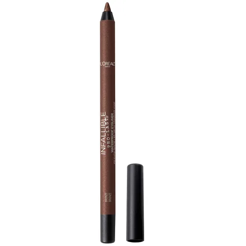 Vista 6 de L'Oreal Paris Makeup Infallible Pro-Last Lápiz delineador de ojos, impermeable y resistente a las manchas, se desliza con facilidad para crear
