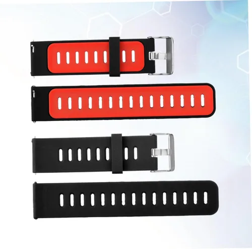Vista 6 de Hemobllo 2 correas de reloj de silicona para reloj inteligente Sung Gear S3 correa engranajes de correa de lavado de muñeca bandas de reloj