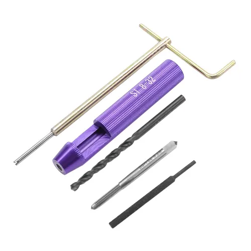 Vista 9 de Fafeicy 50 piezas de insertos de reparación de rosca, kit de inserciones de rosca helicoidal de alambre en espiral de acero inoxidable para piezas