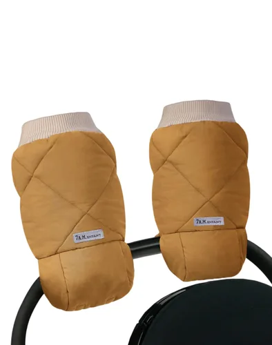 Vista 10 de 7AM Enfant Guantes Calentadores para Cochecito - Manoplas Anticongelantes para Cochecito para Manillares, Manguito Calentador de Manos Repelente al