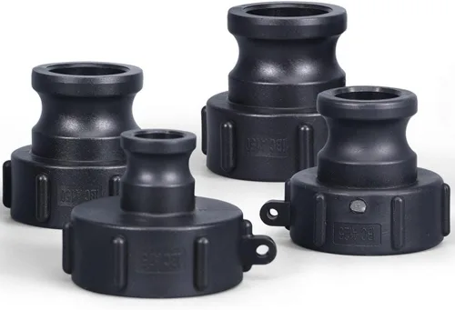 Vista 5 de IBC - Adaptador de manguera de tanque de mano, rosca gruesa hembra de 2 pulgadas a Camlock, conector rápido (2 pulgadas macho)