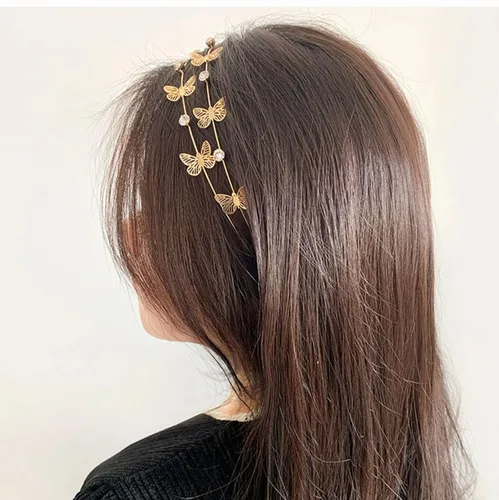 Vista 3 de Diadema de diamantes de imitación para niña de flores, diadema de boda, diadema de cristal, diadema de metal, diadema de metal para niñas pequeñas