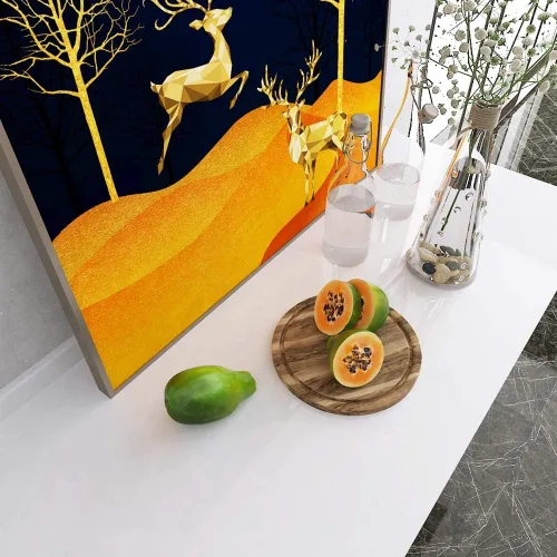 Vista 2 de LACHEERY Papel de contacto blanco con purpurina decorativo autoadhesivo para encimera, 15.8 x 80 pulgadas, papel tapiz extraíble para encimeras