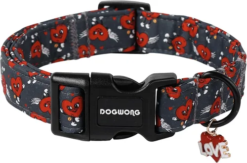 Vista 45 de DOGWONG Collar de Abeja Amarilla para Perros - Lindos Collares de Perros Ajustables de Diseño Primaveral Collar Amarillo para Cachorros para Perros