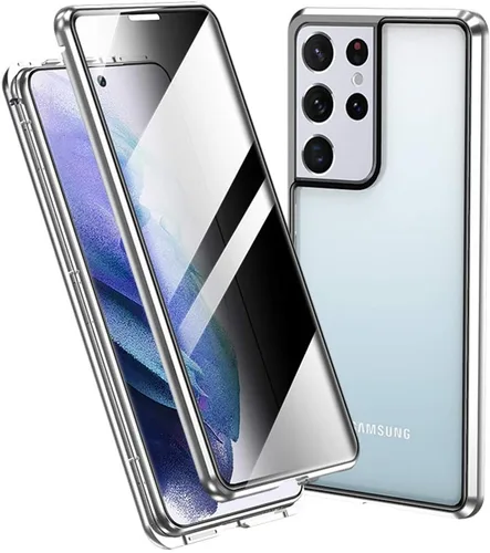 Vista 11 de Protector de pantalla para Galaxy S21 Ultra de 6,8 pulgadas de vidrio templado de doble cara incorporado protector de pantalla a prueba de golpes